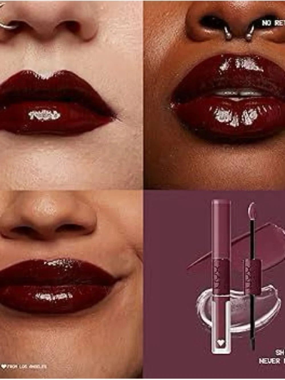 2 NYX SHINE LOUD LIP COLOR